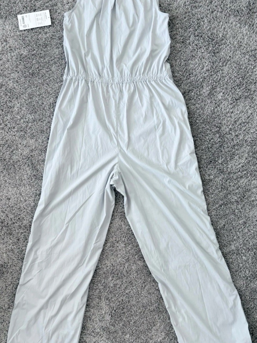 Athleta Light Gray Women’s Flex Jump suit. - Picture 9 of 16